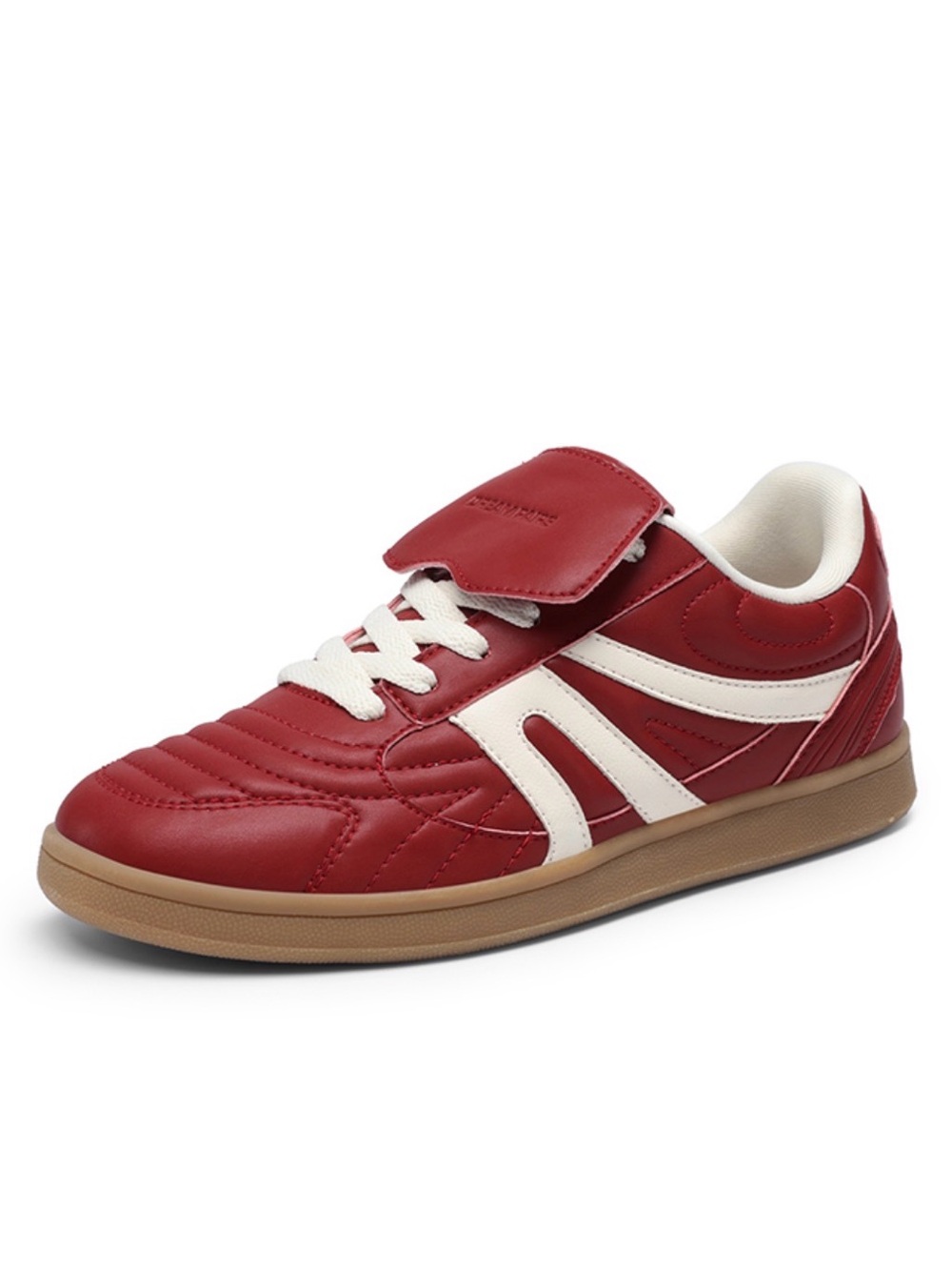 Steve Madden Madrid Red and White Retro-Style Sneakers